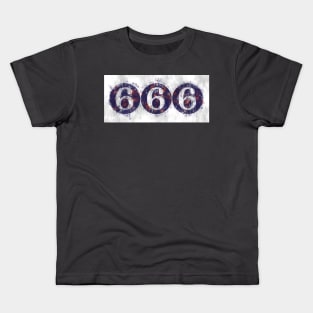 666 - Number of the devil Kids T-Shirt